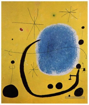L’or de l’azur Joan Miro Peinture à l'huile